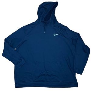 Nike Dri-Fit Hoodie Sweatshirt Mens 4XL Black Nike Pullover XXXXL